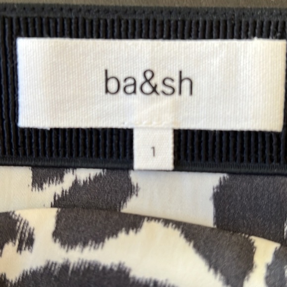 NWT BA&SH Animal Print JUPE OPERA MIDI Skirt - Picture 9 of 14